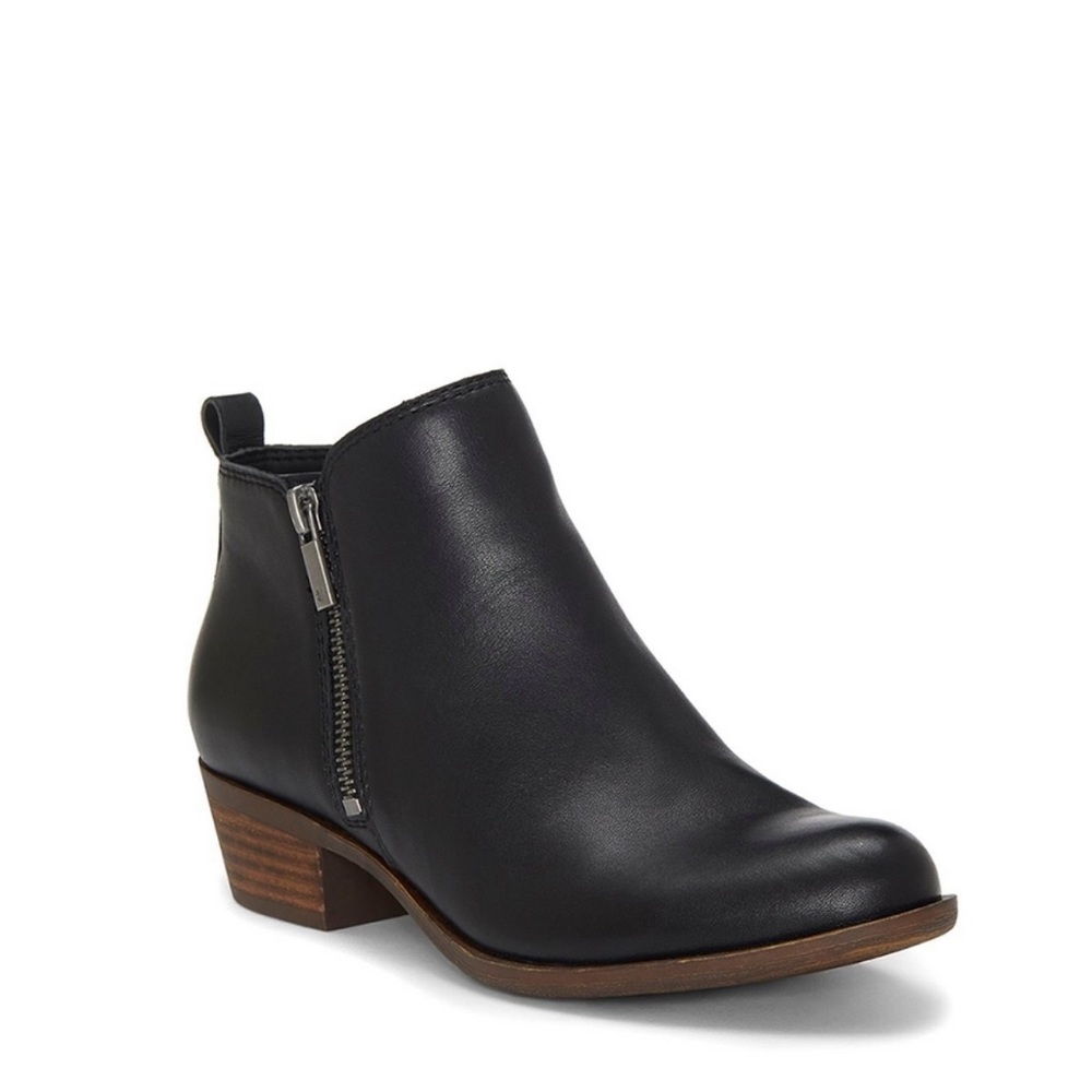 Lucky Brand Black Leather Basel Bootie